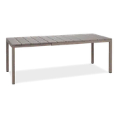Stoły ogrodowe - Stół ogrodowy rozkładany Rio 140-210x85 cm brązowoszary - miniaturka - grafika 1