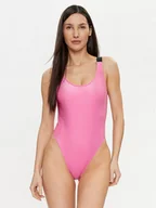 Stroje kąpielowe - Calvin Klein Swimwear Strój kąpielowy KW0KW02393 Różowy - miniaturka - grafika 1