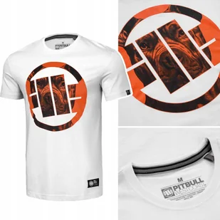 Koszulka T-Shirt męski bawełniany Pit Bull Orange Dog r. XXXL - Koszulki męskie - miniaturka - grafika 1