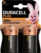 Baterie i akcesoria - Duracell Bateria Plus LR20 2 szt. - miniaturka - grafika 1