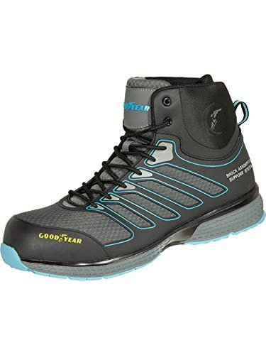 Goodyear Kids S3 SRC HRO męskie buty ochronne czarne/niebieskie 8 (42)