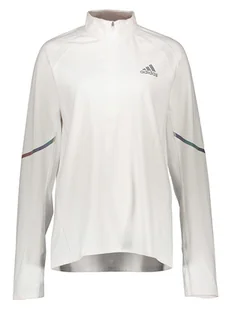 adidas Koszulka "Fast" w kolorze białym do biegania - Koszulki sportowe damskie - miniaturka - grafika 1