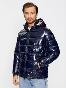 Guess Kurtka puchowa M3BL27 WFP42 Granatowy Regular Fit - Kurtki męskie - miniaturka - grafika 1