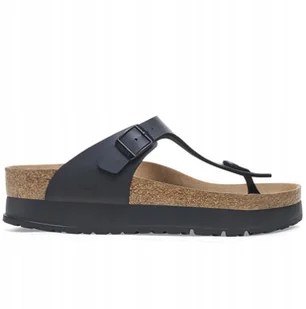 Birkenstock Papillio Gizeh Platform Vegan 1027367 Czarne 41 - Sandały damskie - miniaturka - grafika 1