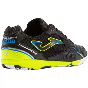 Buty piłkarskie Joma Dribling Indoor 2301 M (kolor Czarny. Żółty, rozmiar 40) - Buty sportowe męskie - miniaturka - grafika 3