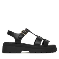 Sandały damskie - Sandały Geox Adacter S B D670NA 00043 C9999 Czarny - miniaturka - grafika 1