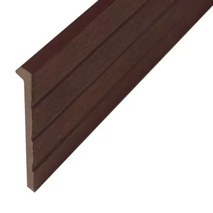Listwa Wykończeniowa Wpc Ciemny Brąz 18X70X2400 - Listwy i profile - miniaturka - grafika 1
