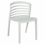 Krzesła - Intesi Krzesło Muna białe - miniaturka - grafika 1