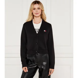 Tommy Jeans Kardigan ESSENTIAL Oversize fit - Swetry damskie - miniaturka - grafika 1