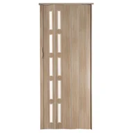 Drzwi wewnętrzne - Drzwi harmonijkowe st5 80 x 201 cm jesion - miniaturka - grafika 1