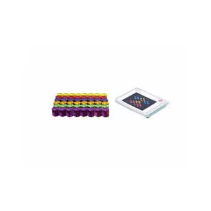 Masterkidz MASTERKIDZ Kolorowe Cylindry do Gry Zestaw 48 szt. ME13057 - Tablice dla dzieci - miniaturka - grafika 1