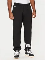 Spodnie sportowe męskie - adidas Spodnie dresowe Neuclassics JC9903 Czarny Loose Fit - miniaturka - grafika 1