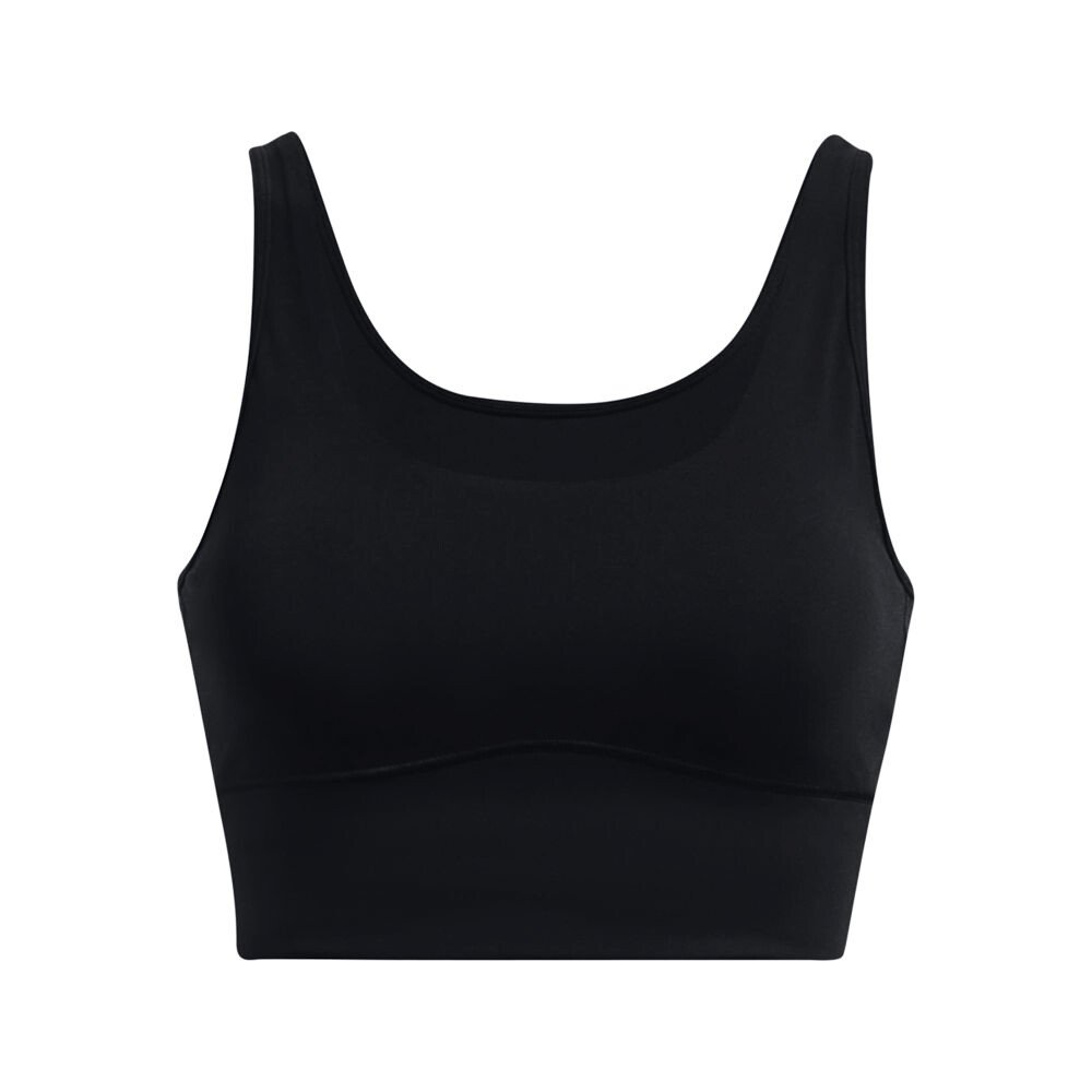 Damski podkoszulek Under Armour Meridian Fitted Crop Tank Black/Black M
