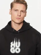 Bluzy męskie - HUGO Bluza Defnio 50530428 Czarny Relaxed Fit - miniaturka - grafika 1