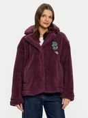 Kurtki damskie - Billabong Kurtka przejściowa Autumn Holidays EBJJK00153 Bordowy Oversize - miniaturka - grafika 1