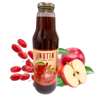Sok jabłko berberys 750 ml Nutin - Soki i napoje niegazowane - miniaturka - grafika 1