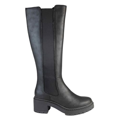 CHATTAWAK Damskie 18NEGONOIR40 Botki, Czarne, 40 EU, czarny, 40 EU