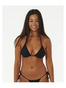 Stroje kąpielowe - Stanik kąpielowy RIP CURL Premium Surf D-Dd Sliding Tri czarny M - Rip Curl - miniaturka - grafika 1