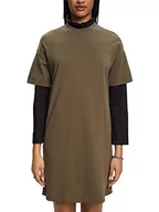 Sukienki - edc by ESPRIT Sukienka damska 033CC1E301, 350/KHAKI Green, S, 350/khaki Green, S - miniaturka - grafika 1