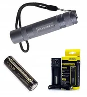 Latarki - Latarka Convoy S2+ T6-4c Ogniwo Ładowarka Liitokala Lii-100 Zestaw Grafit - miniaturka - grafika 1