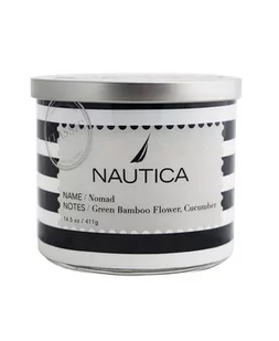 Nautica Candle  Nomad Green Bamboo & Cucumber  411G - Świece - miniaturka - grafika 1