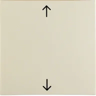 Inne akcesoria elektryczne - Berker S.1 Berker Klawisz z nadrukiem symbolu "strzałki", kremowy, połysk - miniaturka - grafika 1