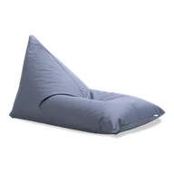 Fotele i krzesła ogrodowe - Worek siedzisko TRIANGLE Steel Grey - FOCUS GARDEN - miniaturka - grafika 1