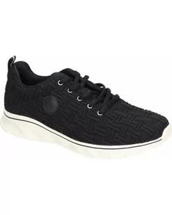 PÓŁBUTY RIEKER - 950302-01 BLACK - Rieker - Półbuty damskie - miniaturka - grafika 1