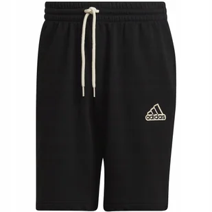 Spodenki m��skie adidas Essentials Feelcomfy French Terry Shorts czarne HE18 - Spodenki męskie Spodenki m��skie adidas Essentials Feelcomfy French Terry Shorts czarne HE18 - Spodenki męskie - miniaturka - grafika 1