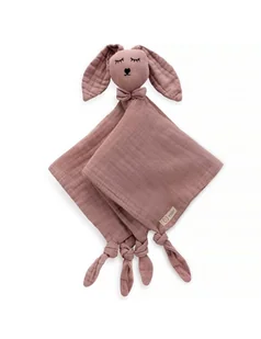 Yosoy Doudou friend 100% cotton muslin Dusty pink - Szumiące zabawki - miniaturka - grafika 1
