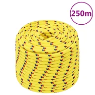 Żeglarstwo - Linka żeglarska, żółta, 12 mm, 250 m, polipropylen - miniaturka - grafika 1