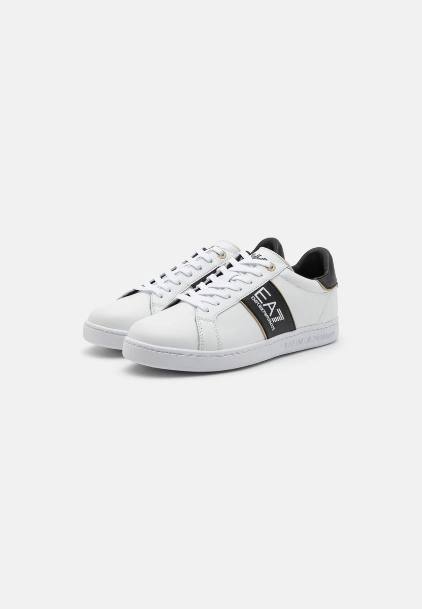 sneakers uomo ea7 x8x102 xk346 q678 white/black/gold