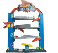 Tory, garaże, parkingi - Hot Wheels City Garaż parking z windą - Mattel - miniaturka - grafika 1
