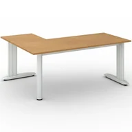 Biurka - B2B Partner Biurko Flexible L 1800 x 1400 mm, buk 468123 - miniaturka - grafika 1