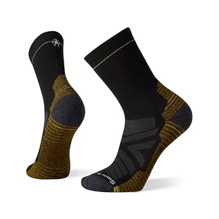 Skarpetki męskie - Męskie skarpety trekkingowe Smartwool Hike Light Cushion Crew Socks black - grafika 1