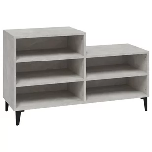 Lumarko Szafka na buty, szarość betonu, 102x36x60 cm - Szafki na buty - miniaturka - grafika 3