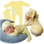 Pajacyki dla niemowląt - Pajacyk strój ubranko dla noworodka do sesji zdjęciowej noworodkowej śpioch - miniaturka - grafika 1