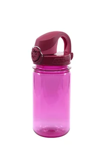 Nalgene, Bidon, Pink with Beet OTF Cap, różowy, 350 ml - Shakery i bidony sportowe - miniaturka - grafika 1