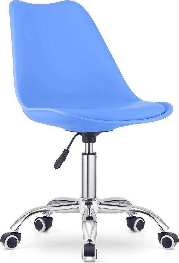 Elior Niebieski młodzieżowy fotel obrotowy - Fernis