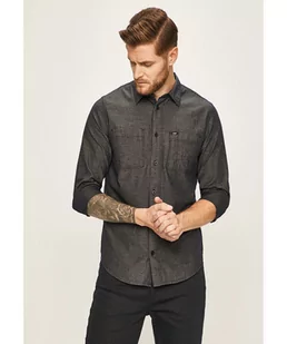 Lee Worker Męska Koszula Materiałowa Shirt Black L67Zbh01-M - Koszule męskie - miniaturka - grafika 1