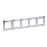 Klawisze i ramki - Legrand Ramka pięciokrotna Niloe Selection 762015 aluminium - miniaturka - grafika 1