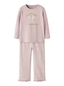 Piżamy dla dziewczynek - name it Piżama "Ragna" w kolorze jasnoróżowym - miniaturka - grafika 1