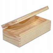Dekoratorstwo - Creative Deco drewniane pudełko kasetka, 24 x 11,3 x 7,2 cm - miniaturka - grafika 1