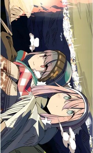 Plakat Anime Manga Yuru Camp yc_021 A2 (custom)