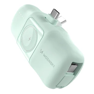 Wozinsky WF16-YCS 5000mAh 15W Zielony - Powerbanki - miniaturka - grafika 1