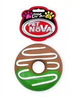 Zabawki dla psów - PET NOVA Pet Nova Pączek gumowy Donut z dźwiękiem 10cm PPTN053 - miniaturka - grafika 1