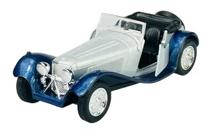WELLY OLD TIMER SS JAGUAR 100 BEZ DACHU SREBRNY 1:34 SAMOCHÓD NOWY METALOWY MODEL - Samochody i pojazdy dla dzieci - miniaturka - grafika 1