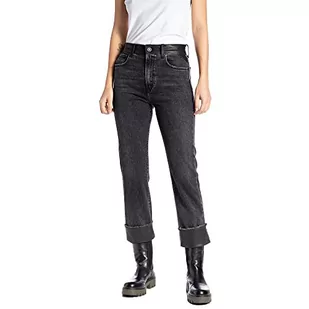 Replay jeansy damskie sharljn, 098 BLACK, 31W / 30L - Spodnie damskie - miniaturka - grafika 1