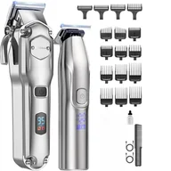 Trymery - Bezprzewodowa maszynka trymer do strzyżenia włosów i brody wodoodporny - miniaturka - grafika 1