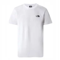 Koszulki męskie - Koszulka męska The North Face SS Simple Dome Tee - White - M - miniaturka - grafika 1